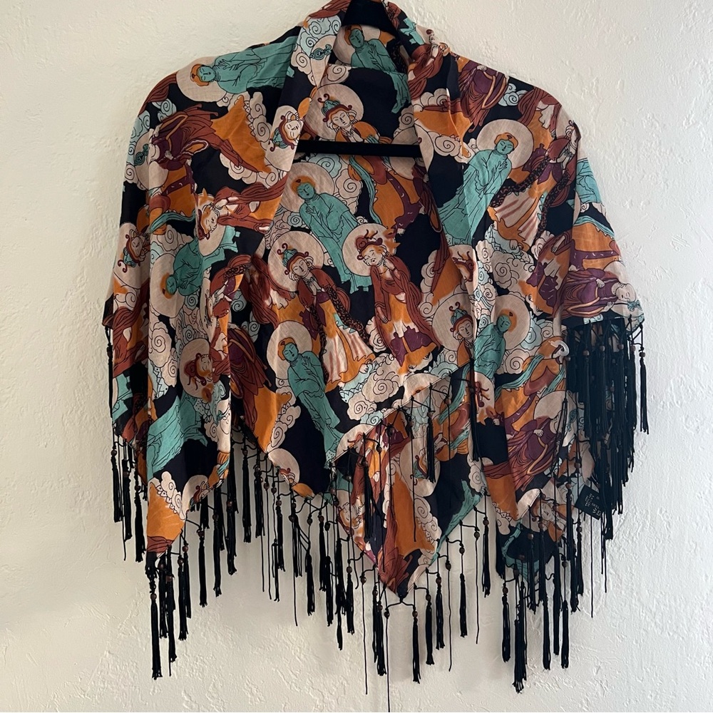 ATG All That Glitters San Francisco Cotton Scarf Shawl Wrap